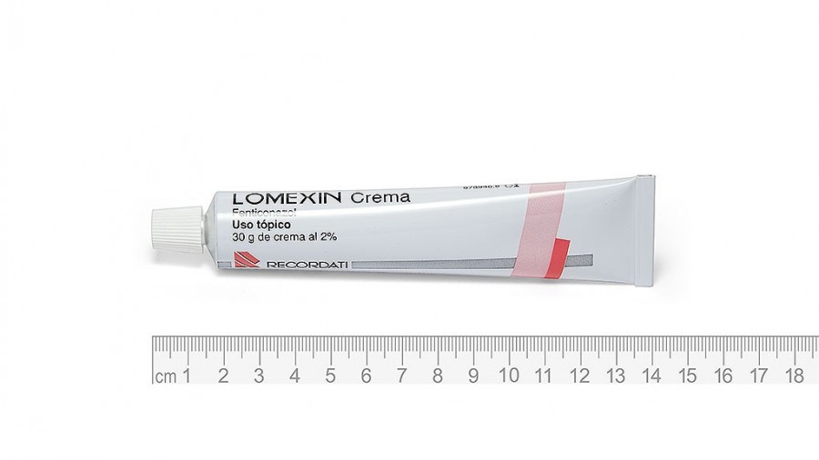LOMEXIN 20 MG/G CREMA  , 1 tubo de 30 g fotografía de la forma farmacéutica.