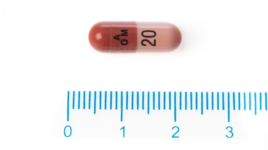 LOSEC 20 mg CAPSULAS DURAS GASTRORRESISTENTES , 14 cápsulas fotografía de la forma farmacéutica.