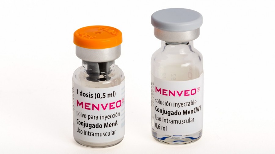 MENVEO POLVO Y SOLUCION PARA SOLUCION INYECTABLE, 10 viales + 10 viales de disolvente fotografía de la forma farmacéutica.