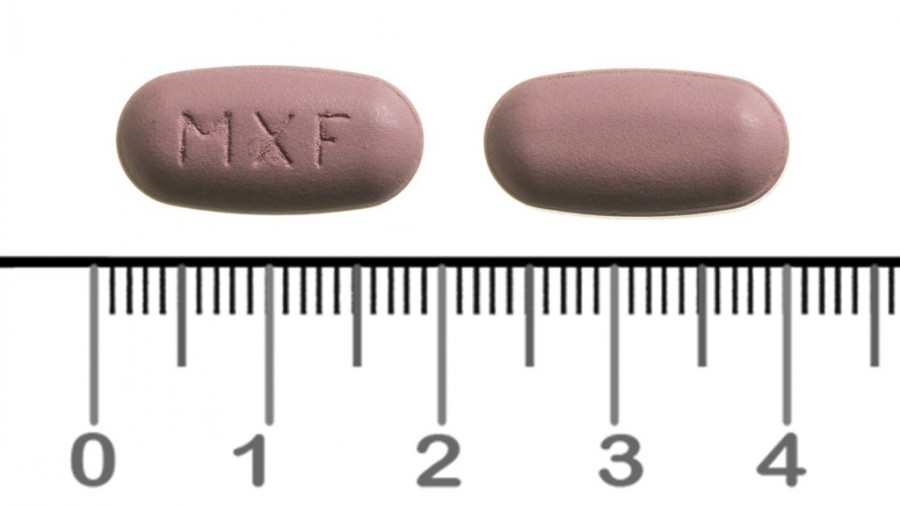 MOXIFLOXACINO CINFA 400 MG COMPRIMIDOS RECUBIERTOS CON PELICULA EFG , 7 comprimidos fotografía de la forma farmacéutica.