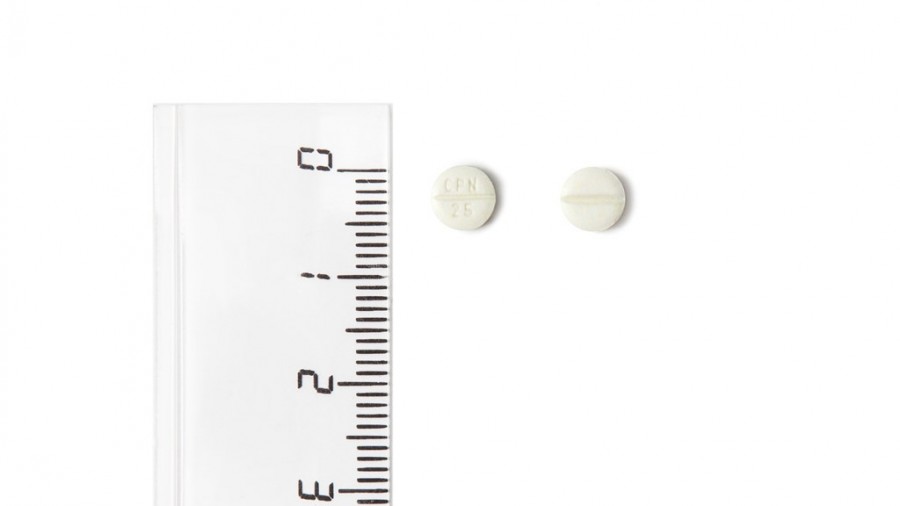 NEMEA 25 mg COMPRIMIDOS EFG, 40 comprimidos fotografía de la forma farmacéutica.