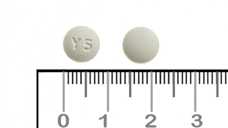 OLANZAPINA CINFA 5 mg COMPRIMIDOS EFG, 28 comprimidos fotografía de la forma farmacéutica.