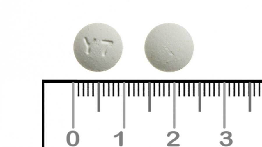 OLANZAPINA CINFA 7,5 mg COMPRIMIDOS EFG, 56 comprimidos fotografía de la forma farmacéutica.