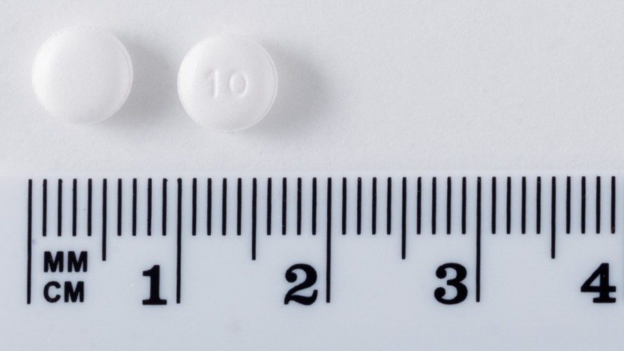 OLMESARTAN SANDOZ 10 mg COMPRIMIDOS RECUBIERTOS CON PELICULA EFG, 28 comprimidos fotografía de la forma farmacéutica.