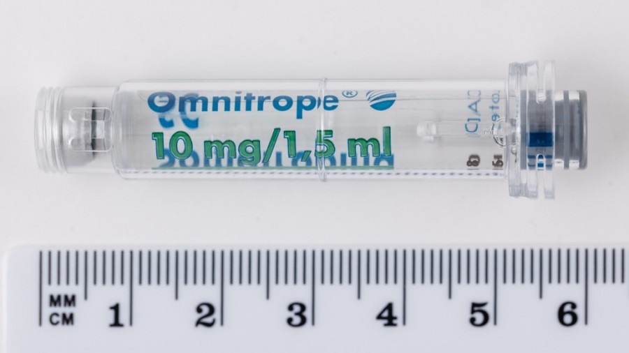 OMNITROPE 10 MG/1,5 ML SOLUCION INYECTABLE EN CARTUCHO, 1 cartucho precargado de 1,5 ml (SurePal 10) fotografía de la forma farmacéutica.