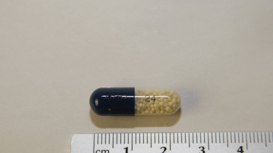 PALLADONE CONTINUS 24 mg  CAPSULAS DURAS DE LIBERACION PROLONGADA , 56 cápsulas fotografía de la forma farmacéutica.