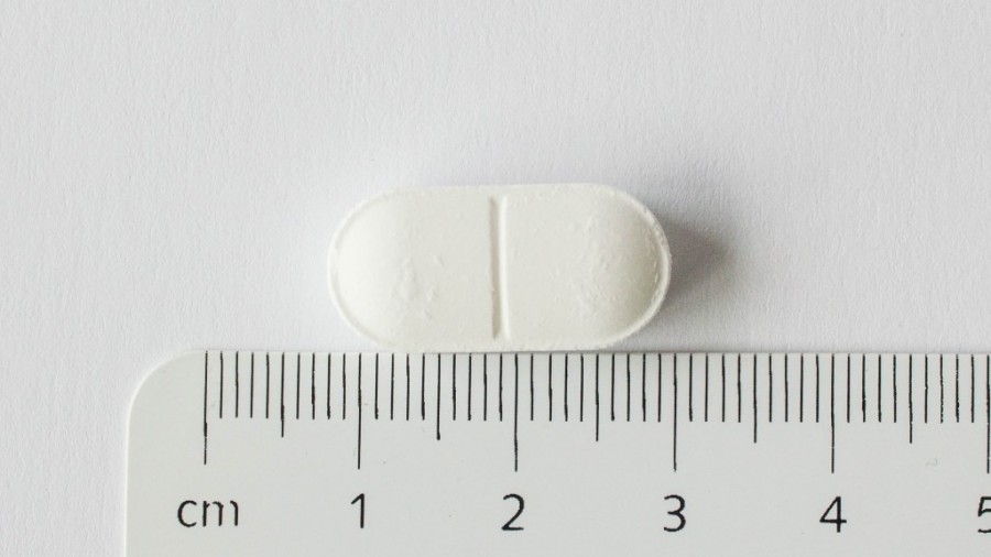 PARACETAMOL ABAMED 1 G COMPRIMIDOS EFG , 40 comprimidos (Tiras) fotografía de la forma farmacéutica.