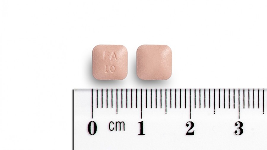 PEPCID 10 mg COMPRIMIDOS RECUBIERTOS , 12 comprimidos fotografía de la forma farmacéutica.