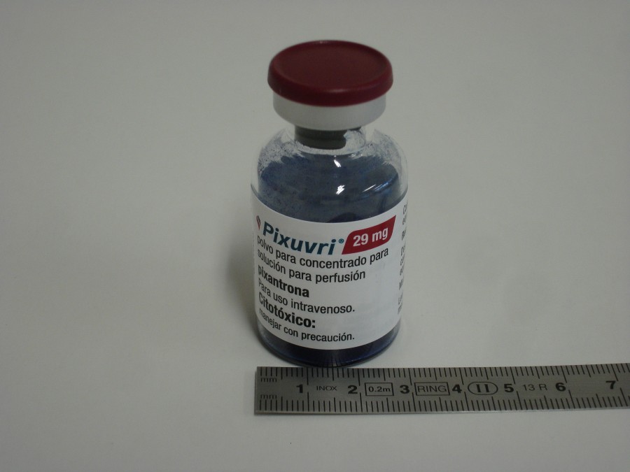 PIXUVRI 29 MG POLVO PARA CONCENTRADO PARA SOLUCION PARA PERFUSION 1 Vial