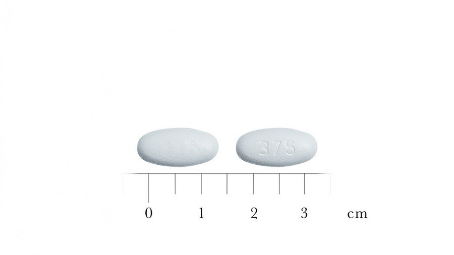 RANOLAZINA STADA 375 MG COMPRIMIDOS DE LIBERACION PROLONGADA EFG, 60 comprimidos fotografía de la forma farmacéutica.