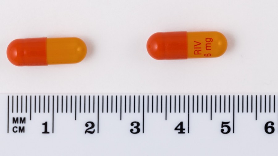RIVASTIGMINA SANDOZ 6 mg CAPSULAS DURAS EFG, 56 cápsulas fotografía de la forma farmacéutica.