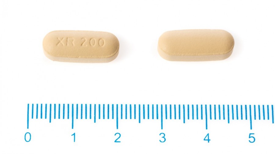 SEROQUEL PROLONG 200 mg COMPRIMIDOS DE LIBERACION PROLONGADA , 60 comprimidos fotografía de la forma farmacéutica.