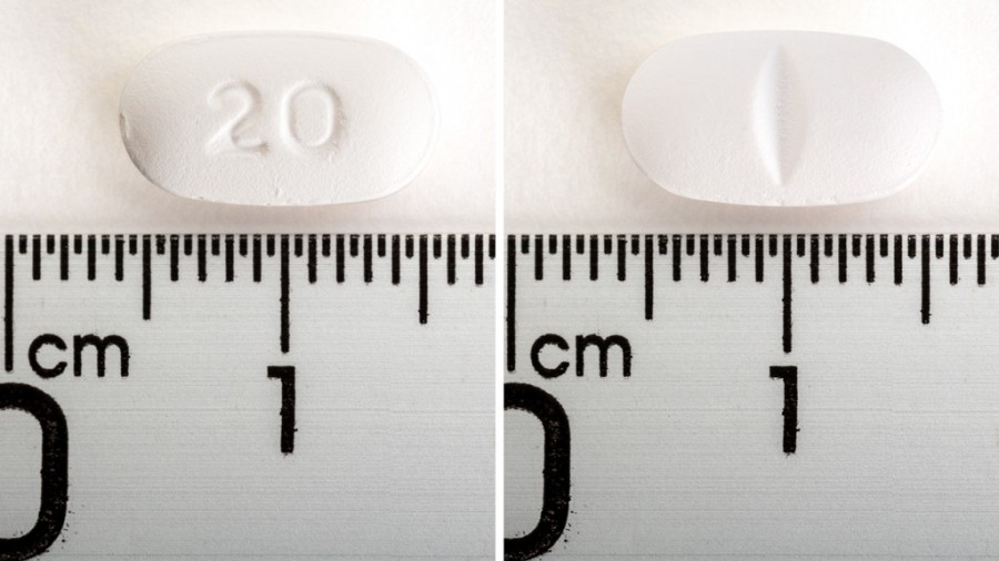 SEROXAT 20 mg COMPRIMIDOS RECUBIERTOS CON PELICULA, 500 comprimidos fotografía de la forma farmacéutica.