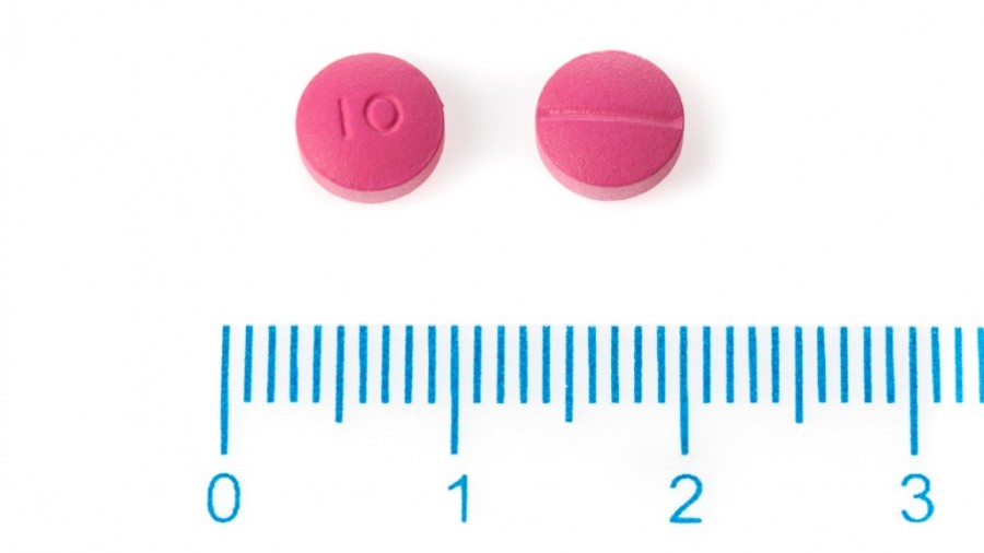 SUMIAL 10 mg COMPRIMIDOS RECUBIERTOS CON PELICULA , 50 comprimidos fotografía de la forma farmacéutica.