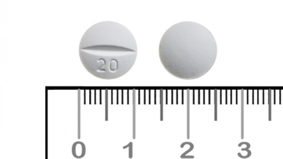 TAMOXIFENO CINFA 20 mg COMPRIMIDOS EFG , 30 comprimidos fotografía de la forma farmacéutica.