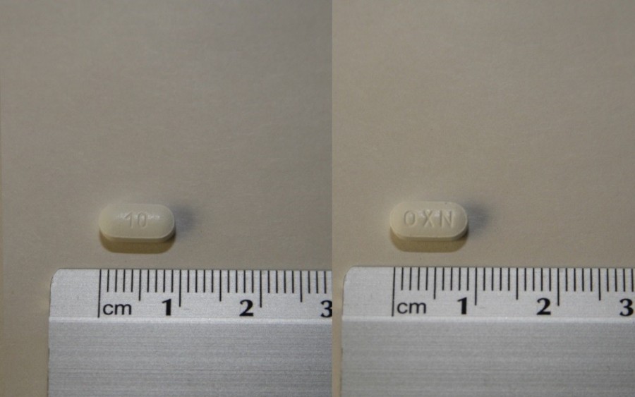 TARGIN 10 mg/5 mg COMPRIMIDOS DE LIBERACION PROLONGADA , 56 comprimidos fotografía de la forma farmacéutica.