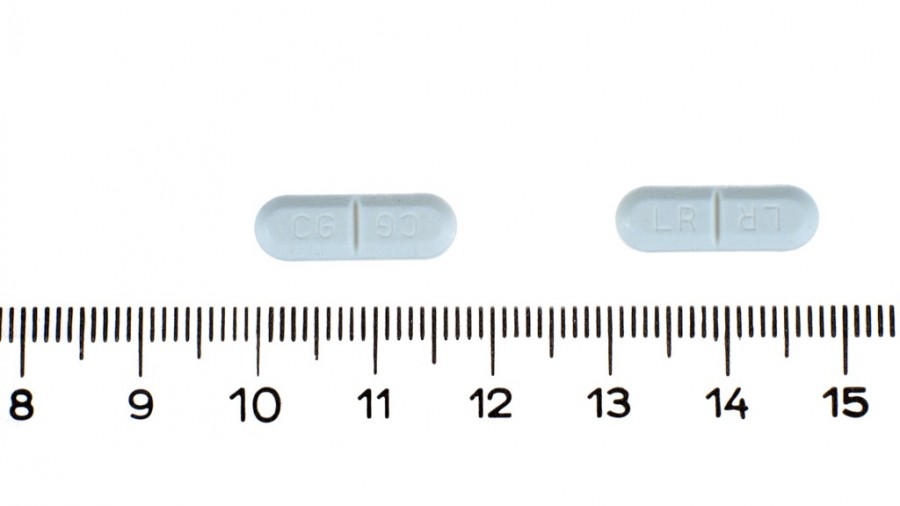 TEGRETOL 400 mg COMPRIMIDOS , 500 comprimidos fotografía de la forma farmacéutica.