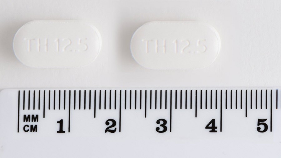 TELMISARTAN/HIDROCLOROTIAZIDA SANDOZ 80 MG/12,5 MG COMPRIMIDOS EFG , 28 comprimidos fotografía de la forma farmacéutica.