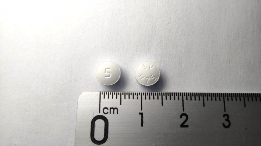 TIVICAY 5 MG COMPRIMIDOS DISPERSABLES, 60 comprimidos fotografía de la forma farmacéutica.