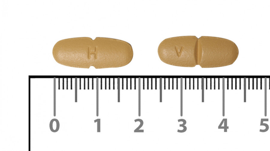 VALSARTAN/ HIDROCLOROTIAZIDA CINFAMED 320mg/25mg COMPRIMIDOS RECUBIERTOS CON PELICULA EFG , 28 comprimidos fotografía de la forma farmacéutica.