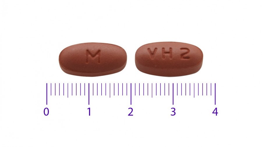 VALSARTAN HIDROCLOROTIAZIDA VIATRIS 160 MG/12.5 MG COMPRIMIDOS RECUBIERTOS CON PELICULA EFG, 28 comprimidos fotografía de la forma farmacéutica.