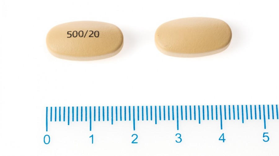 VIMOVO 500 mg/20 mg COMPRIMIDOS DE LIBERACION MODIFICADA , 60 comprimidos fotografía de la forma farmacéutica.