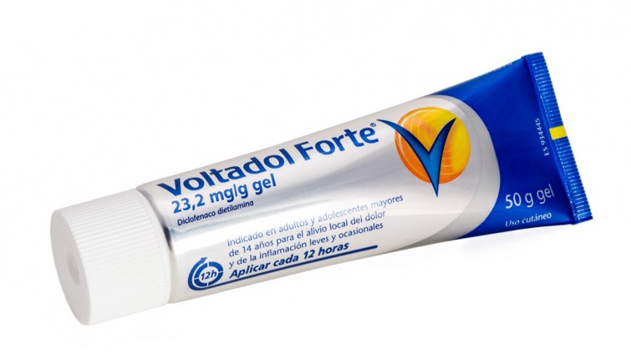 VOLTADOL FORTE 23,2 MG/G GEL,1 tubo de 100 g fotografía de la forma farmacéutica.