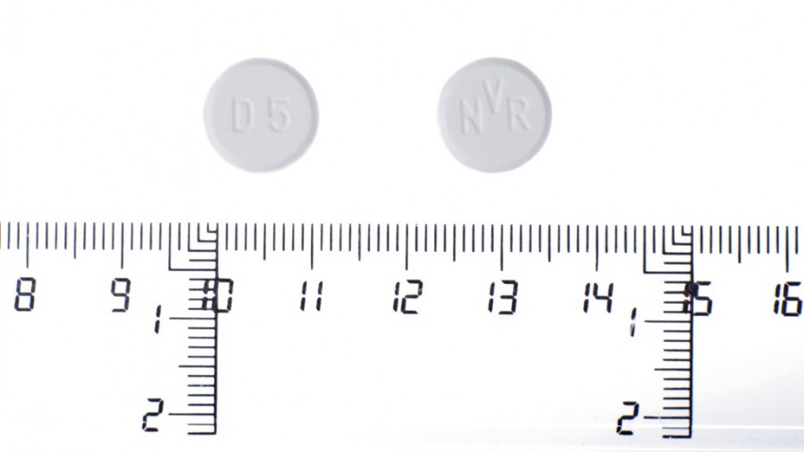VOTUBIA 5 MG COMPRIMIDOS DISPERSABLES, 30 comprimidos fotografía de la forma farmacéutica.