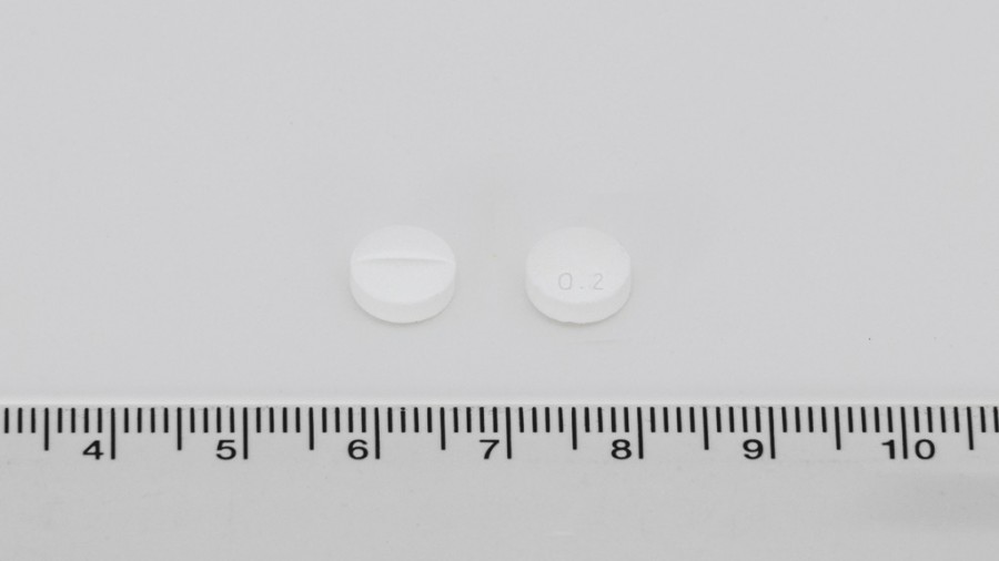 WETIRIN  0,2 mg COMPRIMIDOS, 30 comprimidos fotografía de la forma farmacéutica.