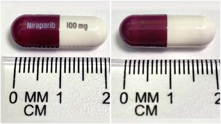 ZEJULA 100 MG CAPSULAS DURAS, 56 (56 x1) cápsulas fotografía de la forma farmacéutica.