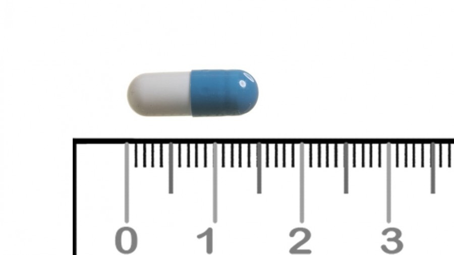 Ziprasidona cinfa 20 mg capsulas duras EFG, 56 cápsulas fotografía de la forma farmacéutica.