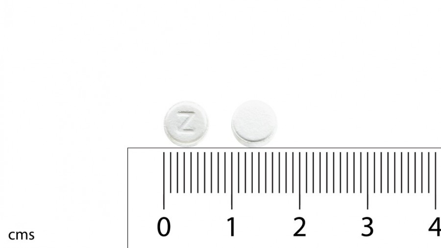 ZOMIG FLAS 2,5 mg COMPRIMIDOS BUCODISPERSABLES , 6 comprimidos fotografía de la forma farmacéutica.